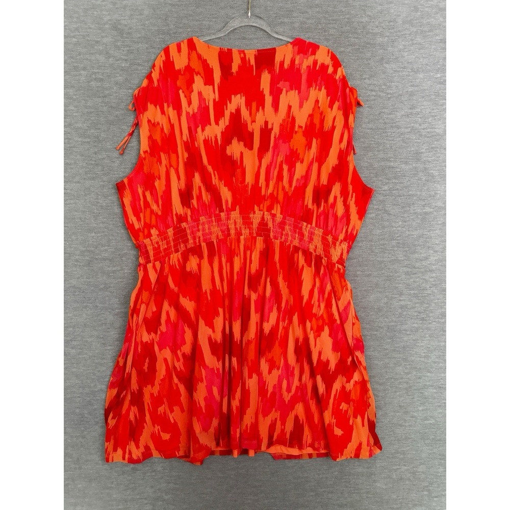 Old Navy Women's Size 2X ~ Waist-Defined Sleeveless Smocked Mesh Mini Dress NWT - Picture 9 of 9